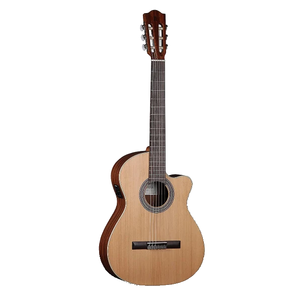 Alhambra 6 String Acoustic-Electric Guitar, Right, Solid Red Cedar, Cutaway (1OP-CW-US)