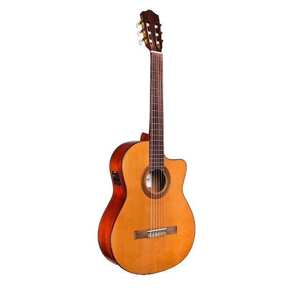 cordoba c5-ce cedar top cutaway classical acoustic-electric hybrid guitar
