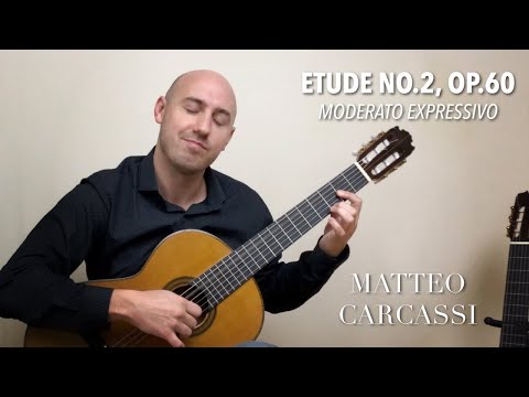 Matteo Carcassi - Etude No. 2, Op.60 Moderato Expressivo | Classical Guitar Music | Jonathan Richter