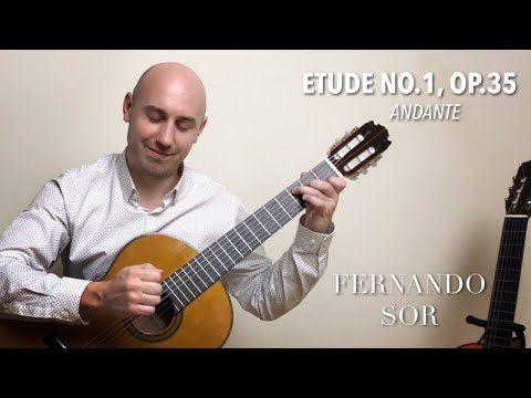 Sor - Op.35, No.1: Andante | Classical Guitar Etude | Played by Jonathan Richter