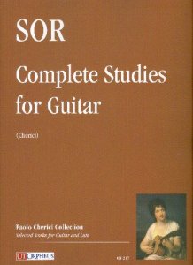 Sor: Complete studies for guitar by Paolo Cherici