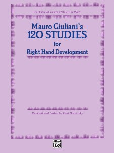 Giuliani's 120 Right Hand Studies for Classical guitar cover