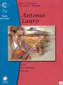 Antonio Lauro guitar works volume 7 nelly, anna florencia, petronita book cover