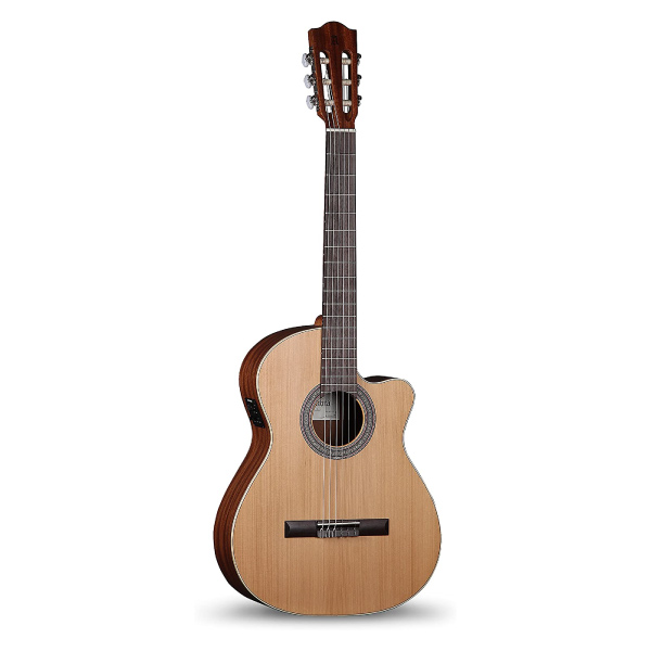Alhambra 6 String Acoustic-Electric Guitar, Right, Solid Red Cedar, Cutaway (1OP-CW-US)