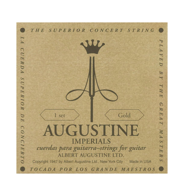 Pack of Augustine Imperial gold classical guitar strings