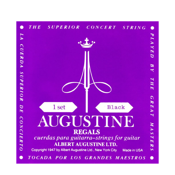 Pack of Augustine Regal Black classical guitar strings