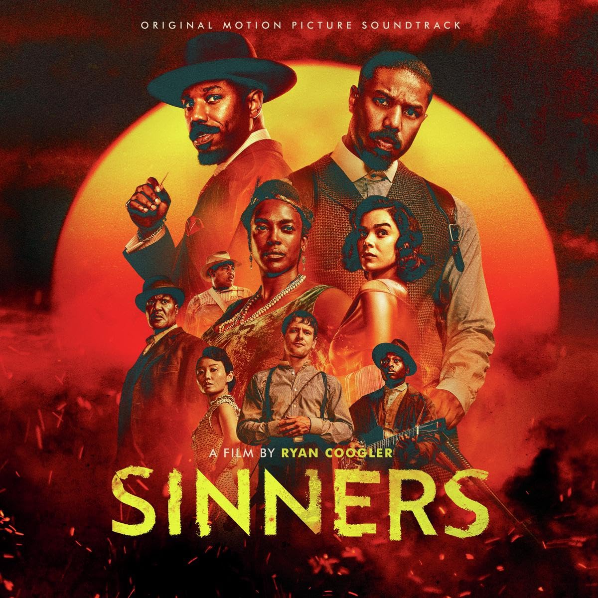 Sinners original soundtrack album cover, academy award-winning score